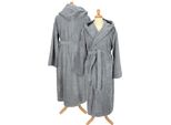 A&R 026.50 | Accappatoio Da Uomo Con Cappuccio Accappatoio Con Cappuccio - Colore: Grigio Antracite - Taglia: 3XL