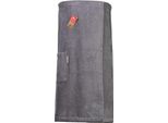 A&R 043.50 | Sauna Kilt Ladies Con Chiusura In Velcro - Colore: Grigio Antracite - Dimensioni: 85 X 170 Cm