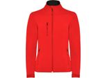 Roly SS6437 | Giacca Softshell Nebraska Da Donna, Antivento E Idrorepellente - Colore: 60 Red - Taglia: L