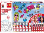 Marabu 306000000101 Marabu Kids Window Color-Set "Party Pack"", 6 X 80 Ml"