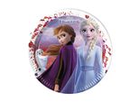 Frozen 2 Piatti Di Carta 8 Pezzi 23Cm