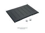 Triton RAB-UP-950-H4 Scaffale Per Carichi Pesanti Da 19", 1U, 950 Mm, 150 Kg, Nero"
