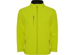 Roly SS6436 | Giacca Softshell Nebraska Da Uomo, Idrorepellente E Antivento - Colore: Lime Punch 235 - Taglia: M