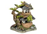 Aqua Ornaments "Casa Con Bonsai"" Con Piante 17,5 X 15,5 X 19,8 Cm"