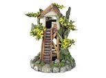 Ornamenti Acquatici "Baumhaus"" Con Piante 12,2 X 9,2 X 15,5 Cm"