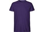 Neutral O61001 | Maglietta Uomo Aderente + Gots - Colore: Viola - Taglia: Xxl