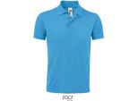 Sols 00571 | Polo Uomo Prime - Colore: Aqua - Taglia: 3XL