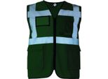 Korntex Kxmf | Gilet Di Segnalazione Multifunzione Executive - Colore: Verde Paramedico - Taglia: 3XL