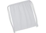 Westford Mill W260 | Borsa Da Ginnastica In Cotone Organico Premium, 37 X 46 Cm - Colore: Grigio Chiaro - Dimensioni: 37 X 46 Cm