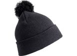 Result Winter Essentials RC028X | Ladies Pom Pom Beanie - Dimensioni: Circa 20 X 22 Cm - Colore: Nero - Taglia: Unica