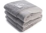 A&R AR603 | Asciugamano Excellent Deluxe Cotone - 60 X 110 Cm - Colore: Grigio Chiaro - Dimensioni: 60 X 110 Cm