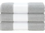 A&R AR080 | Asciugamano Subli-Me®, 50 X 100 Cm - Colore: Grigio Chiaro - Dimensioni: 50 X 100 Cm