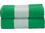 A&R AR081 | Asciugamano Da Bagno Subli-Me®, 70 X 140 Cm - Colore: Verde Irlandese - Dimensioni: 70 X 140 Cm