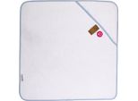 A&R 892.50 | Babiezz All-Over Asciugamano Con Cappuccio 75 X 75 Cm - Colore: Bianco/Azzurro - Dimensioni: 75 X 75 Cm