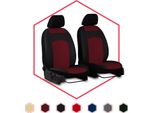 Coprisedili Auto Coprisedili Universali Per Renault Master Iv Rosso Scuro 1+1 Bus