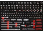 Ks Tools Set Di Chiavi A Bussola Da 1/4" + 3/8"" Con Inserto In Schiuma 142 Pezzi - 811.1142"