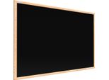 Lavagna Magnetica Per Gesso Nera 80X50Cm Cornice In Legno Naturale