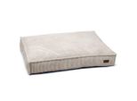 Designed By Lotte Cuscino Per Cani A Coste 100X70X15 Cm Grigio Chiaro