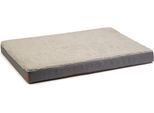 Beeztees Zira - Lettino Ortopedico Per Cani - Grigio - 120X80X10 Cm