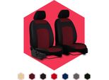 Coprisedili Auto Coprisedili Universali Per Fiat Ducato I Rosso Scuro 1+1 Bus