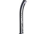 Formidra Dada Curve Hybrid Doccia Da Esterno 40 Litri Doccia Solare Da Giardino Alluminio Spazzolato