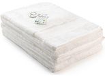 A&R 403.50 | Asciugamano In Bambù Naturale - Asciugamano - 50 X 100 Cm - Colore: Bianco - Dimensioni: 50 X 100 Cm