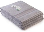 A&R 403.50 | Asciugamano In Bambù Naturale - Asciugamano - 50 X 100 Cm - Colore: Grigio Chiaro - Dimensioni: 50 X 100 Cm
