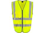 Pro Rtx - Gilet "Executive"" Ad Alta Visibilità, Per Uomo PC4157 (3XL) (Giallo)"
