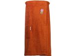 A&R 043.50 | Sauna Kilt Ladies Con Chiusura In Velcro - Colore: Terra - Dimensioni: 85 X 150 Cm