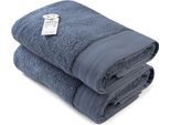 A&R AR604 | Eccellente Telo Da Bagno In Cotone Deluxe - 70 X 140 Cm - Colore: Blu Jeans - Dimensioni: 70 X 140 Cm