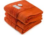 A&R AR603 | Asciugamano Excellent Deluxe Cotone - 60 X 110 Cm - Colore: Rosso Mattone - Dimensioni: 60 X 110 Cm