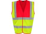 Pro Rtx - Gilet "Alta Visibilità"" Per Uomo/Donna Unisex PC4002 (S) (Giallo/Rosa)"