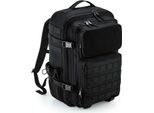 Bagbase BG850 | Zaino Tattico Molle 35L - Colore: Nero - Dimensioni: 31 X 48 X 24 Cm