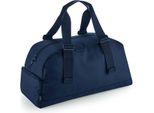 Bagbase BG278 | Borsa Sportiva Holdall Essentials Riciclata - Colore: Navy - Dimensioni: 55 X 28 X 25 Cm