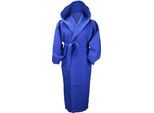 A&R 028.50 | Robezz® Accappatoio In Cialda Con Cappuccio Accappatoio Con Cappuccio - Colore: True Blue - Taglia: 4XL