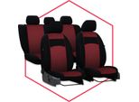 Coprisedili Per Auto Coprisedili Universali Per Fiat Sedici Passeggeri Set Di 3 Rosso