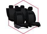 Coprisedili Per Auto Coprisedili Universali Per Fiat Punto I Passeggero Set Di 3 Nero