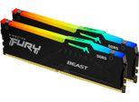 Kingston Fury Beast Rgb DDR5 6000 Mhz 16 Gb Di Ram Da Gioco