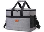 Borsa Frigo Portatile Intirilife Con Un Volume Di 33 Litri - Per Il Trasporto Di Bevande E Cibi Caldi O Freddi Borsa Pranzo Borsa Termica Borsa Isolante