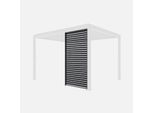 Persiana In Alluminio Da 130Cm Per Pergola A Lamelle Triomphe, Antracite