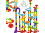 Pista Di Marmo 110Pcs Set Giocattolo Pista Di Marmo Elementi 22884