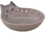 Ciotola In Ceramica Per Gatti Nobby "Kato" Grigio; Ø 12 X 5,5 Cm, 0,15 L
