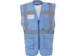 Yoko - Gilet "Executive"" Per Uomo/Donna Unisex PC5507 (S) (Blu Cielo)"