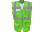Yoko - Gilet "Executive"" Per Uomo/Donna Unisex PC5507 (3XL) (Lime)"