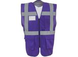 Yoko - Gilet "Executive"" Per Uomo/Donna Unisex PC5507 (3XL) (Viola)"