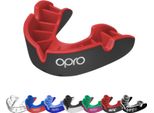 Paradenti Opro Silver Superior Fit - Nero / Rosso