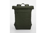 Bagbase BG870 | Zaino Simplicity Roll-Top Zaino - Colore: Verde Pino - Dimensioni: 50 X 40 X 13 Cm