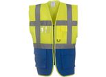 Yoko - Gilet "Executive"" Per Uomo/Donna Unisex PC5507 (Xxl) (Giallo/Blu Reale)"