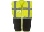 Yoko - Gilet "Executive"" Per Uomo/Donna Unisex PC5507 (S) (Giallo/Nero)"