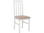 Sedia Da Pranzo Imbottita Edon 12 - Bianco / Beige